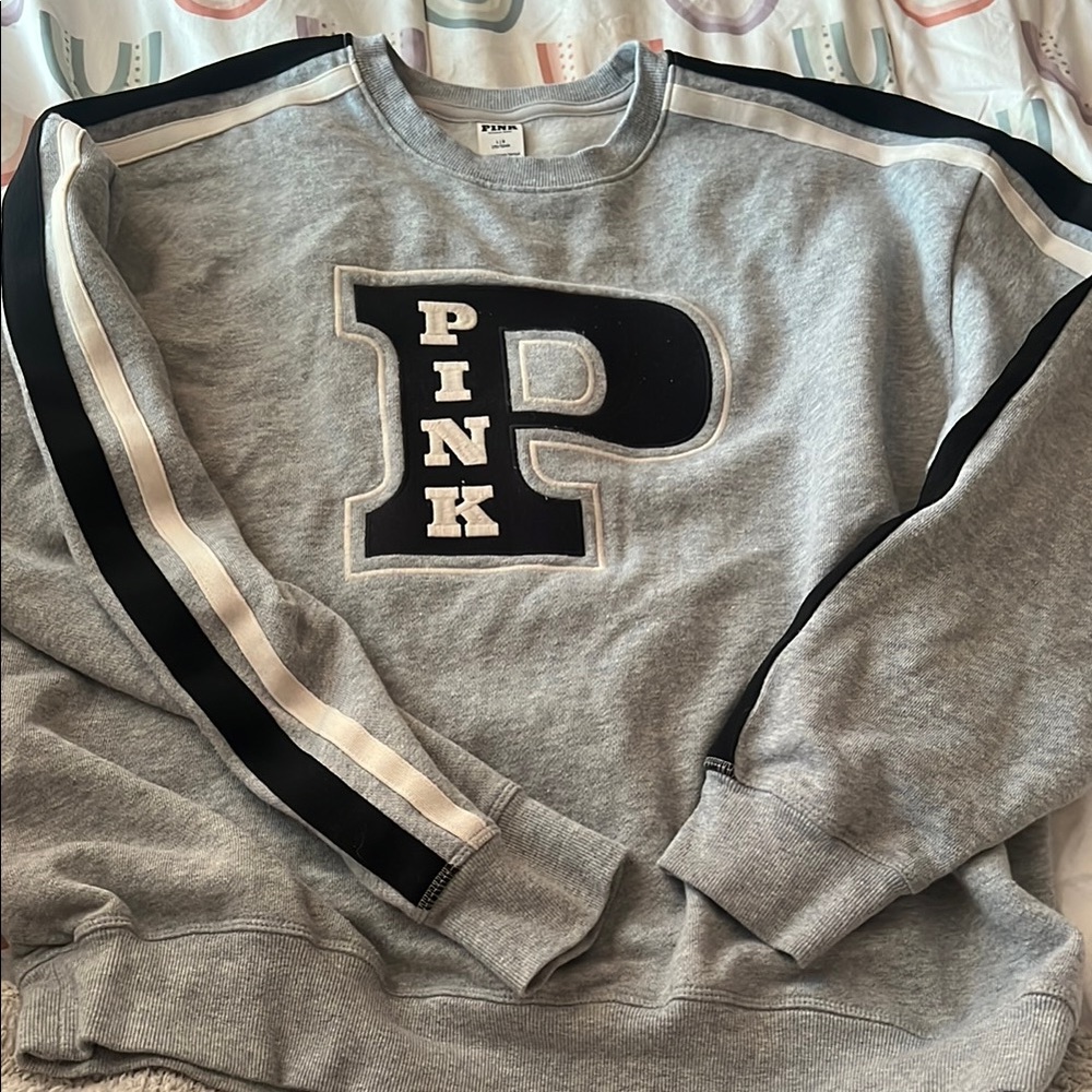PINK Victoria's Secret Gray Sweatshirt